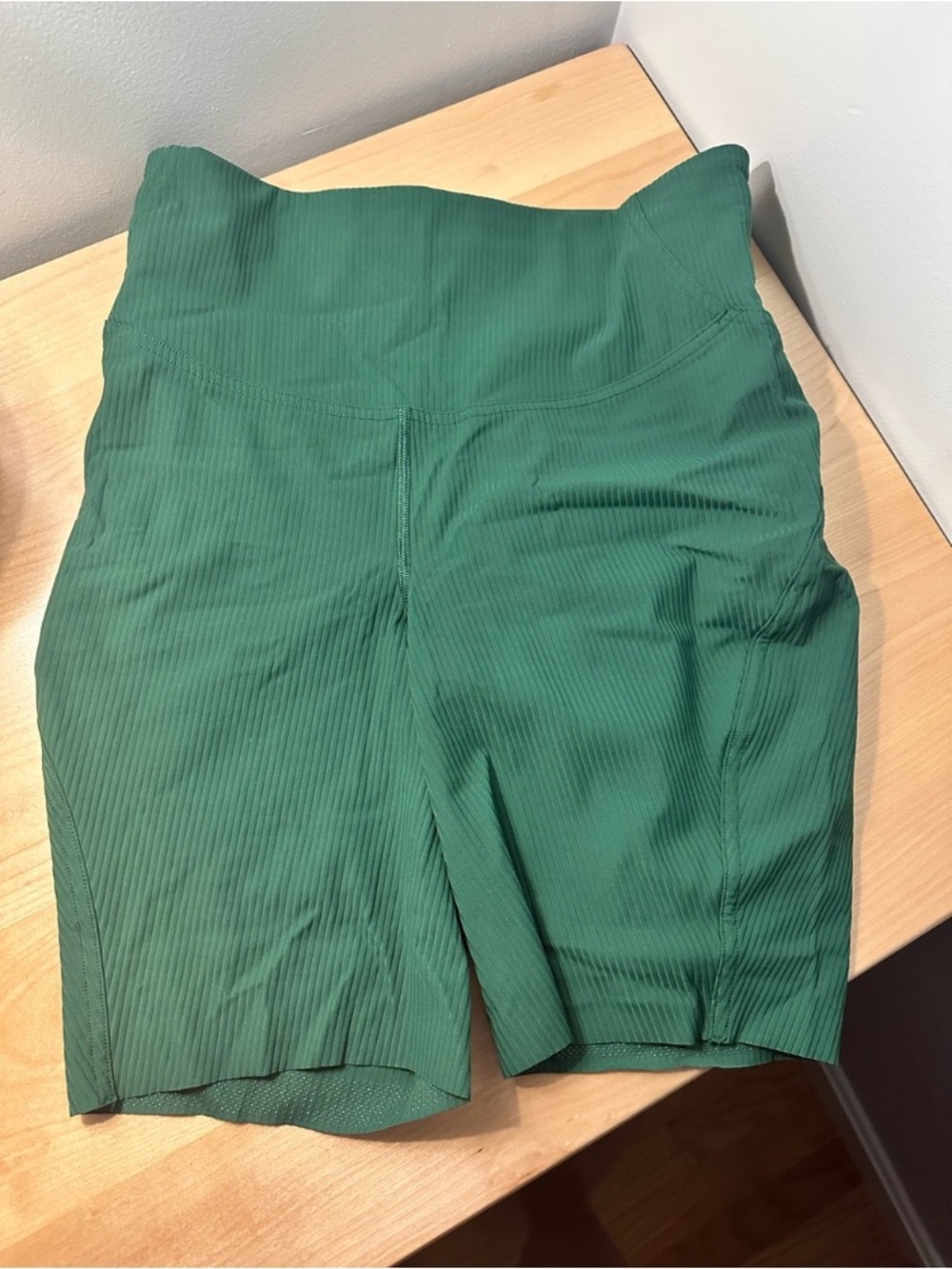 lululemon athletica Ribbed High-Rise Emerald Bike Shorts